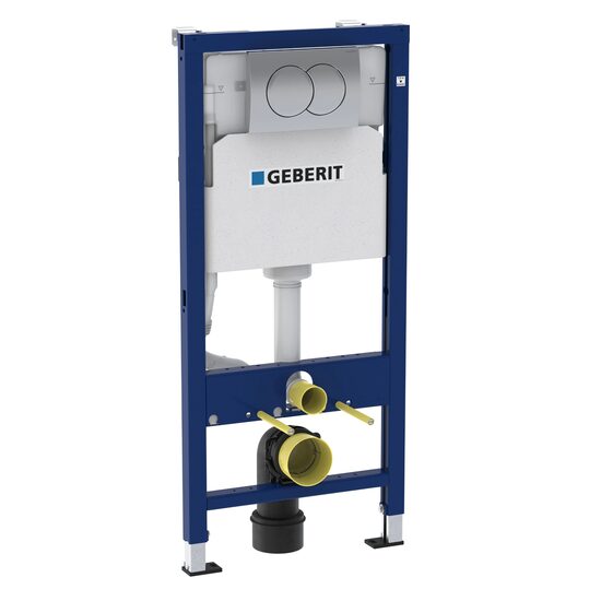 Rezervor WC ingropat 112CM cu clapeta 01 ALB si set fixare DUOFIX DELTA  GEBERIT