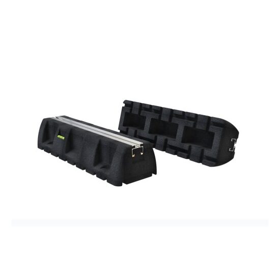 Suporti antivibranti cauciuc si aluminiu L450mm montaj pompa caldura TENOSYSTEMI GROUP ITALIA