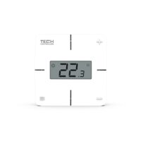 Termostat ambianta WIRELESS EU-R8x  WHITE cu senzor umiditate alimentare 2AA1.5V TECH SINUM