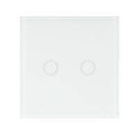 Intrerupator dublu cu touch alb PNI SH202 PNI