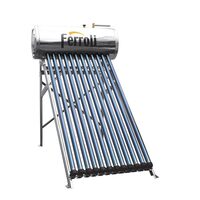 Pachet solar presurizat ECOHEAT Pro-15 cu 15 tuburi + rezervor extern inox 150L FERROLI