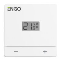 Termostat ambianta neprogramabil cu fir si baterii alb EASY-BATW ENGO