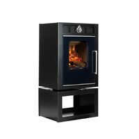Semineu combustibil solid DESIGNO CUBE 6Kw  MIKLOS STEEL (EcoDesign 2022)