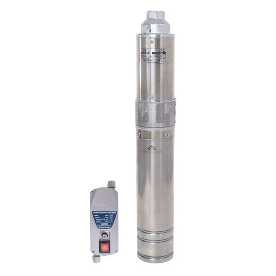 Pompa submersibila inox ape curate cu surub D=4" P=1200W  H=80m Q=50l/min XW3080 WASSERKONIG