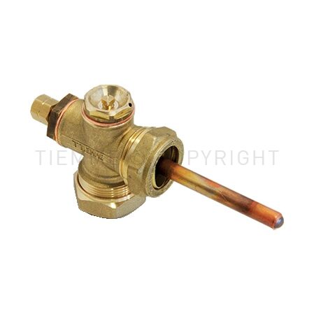 Racord cruce cupru DN22 CUPRU / DN16 INOX cu teaca senzor pentru panouri solare 4710097 TIEMME