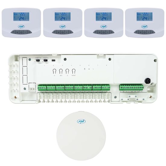 Kit control WiFi automatizare 4 zone incalzire in pardoseala PNI-CT28-4