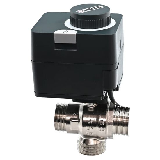 Vana deviatie 1.1/4'' cu 3 cai si servomotor 2PCT 230V 12s 1241264 HERZ