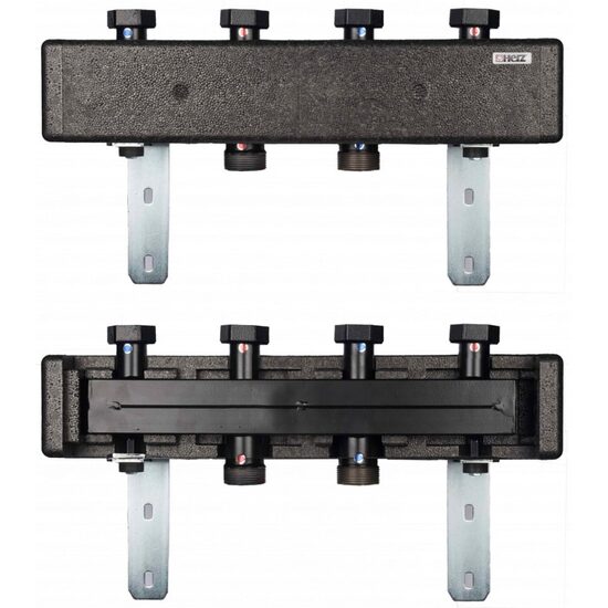 Distribuitor cu preselector hidraulic PUMPFIX 4 circuite 1.1/4'' DN25 1451359 HERZ