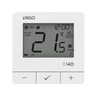 Termostat ambianta programabil WIRELESS alb E40-BATW ENGO