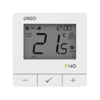 Termostat ambianta programabil cu fir alb E40-230W ENGO