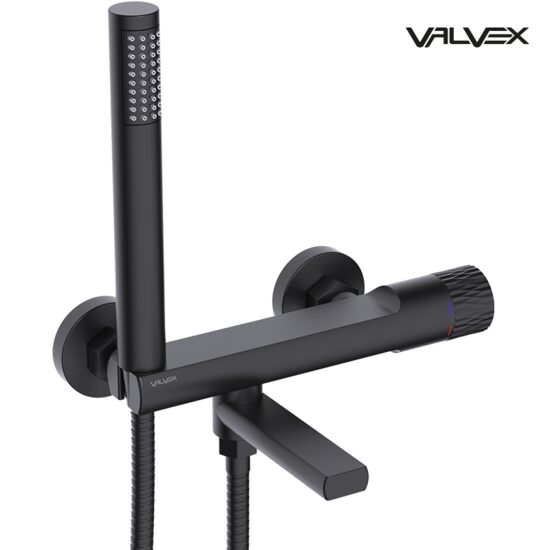Baterie cada cu dus termostatica DECOR BLACK 2420670 VALVEX