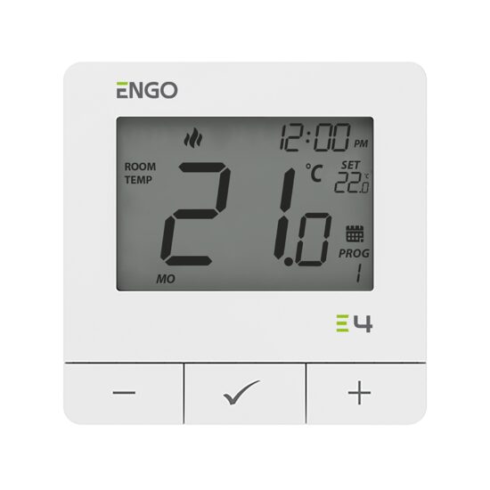 Termostat ambianta programabil cu fir 230V ALB E4-W incalzire / racire ENGO