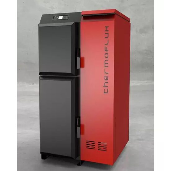 Cazan peleti 35Kw cu sistem de autocuratare PELLING 35MAXI THERMOFLUX
