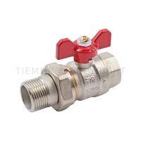 Robinet cu sfera olandez 1" fluture 2121R2806CP TIEMME