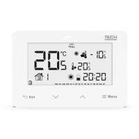 Termostat ambianta cu fir  EU 293 V3 ALB TECH 