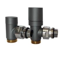 Kit robinet tur-retur termostatizabil grey medium IRSAP
