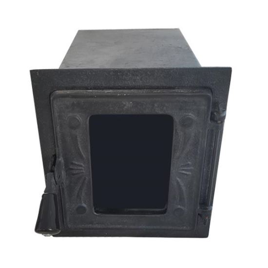 Cuptor soba mic cu sticla dreapta negru FERRUM