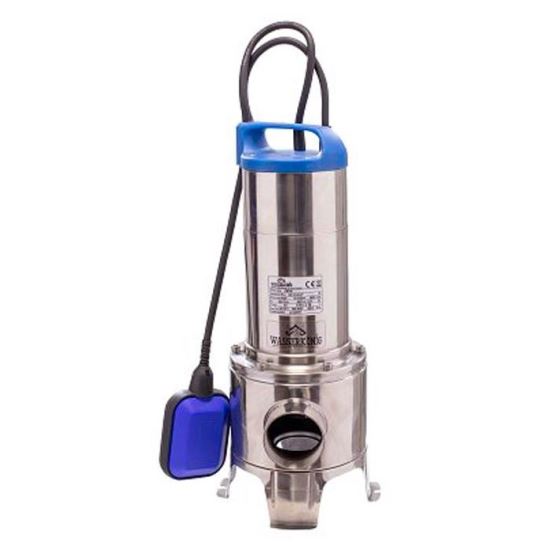 Pompa submersibila inox ape murdare cu flotor P=850W H=10m Q=300l/min REZ=10mm PSI10 WASSERKONIG