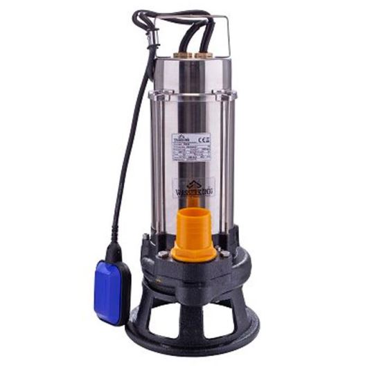 Pompa submersibila inox ape murdare cu flotor P=750W H=14m Q=300l/min REZ=25mm PSI14 WASSERKONIG
