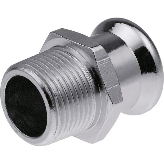 Adaptor otel carbon compresie 15x1/2 FIL EXT KAN-THERM