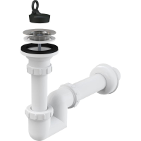 Sifon lavoar tip S cu ventil D40 A412 ALCAPLAST